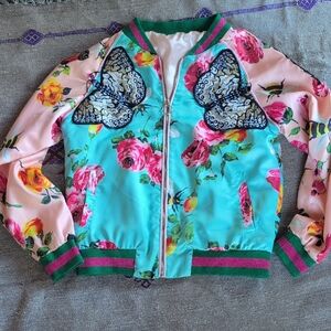 Floral Butterfly  Jacket
